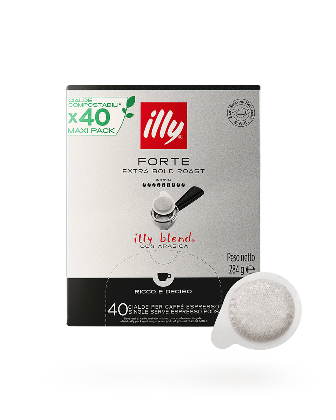 Illy CAFFÈ IN CIALDE E.S.E. MONODOSE TOSTATO FORTE - Extra Bold Roast