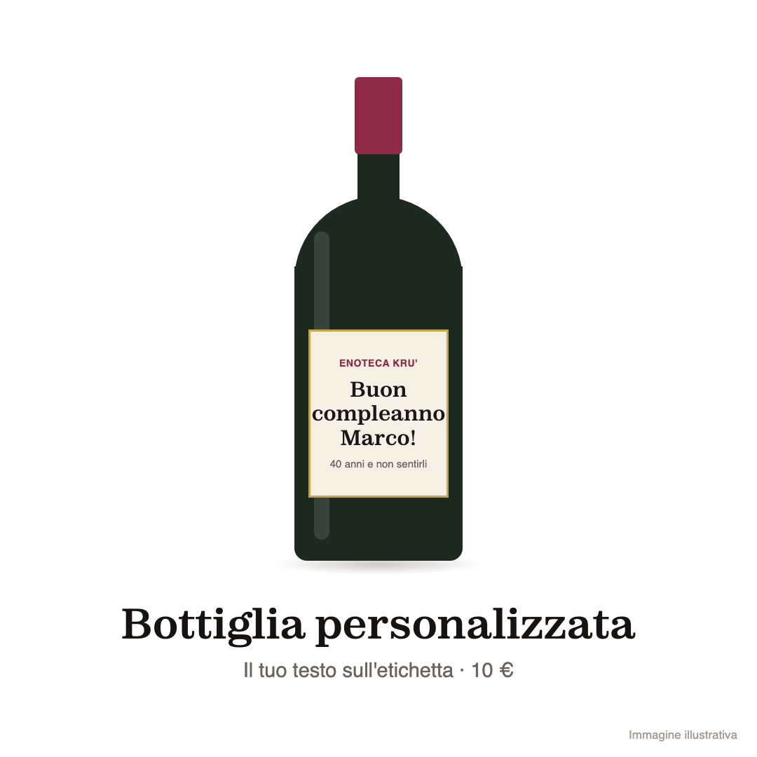 Bottiglia personalizzata