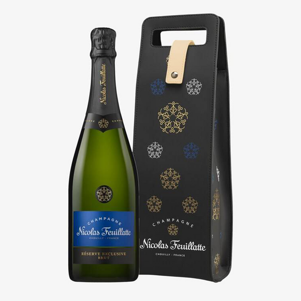 Champagne Brut Réserve Exclusive - Nicolas Feuillatte Astuccio in pelle