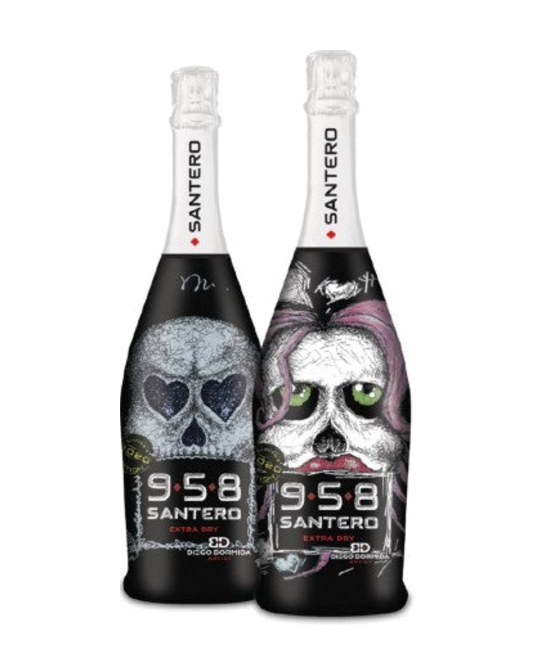 958 Blue Santero Calavera Diego Bormida Spumante Extra Dry 0.75l