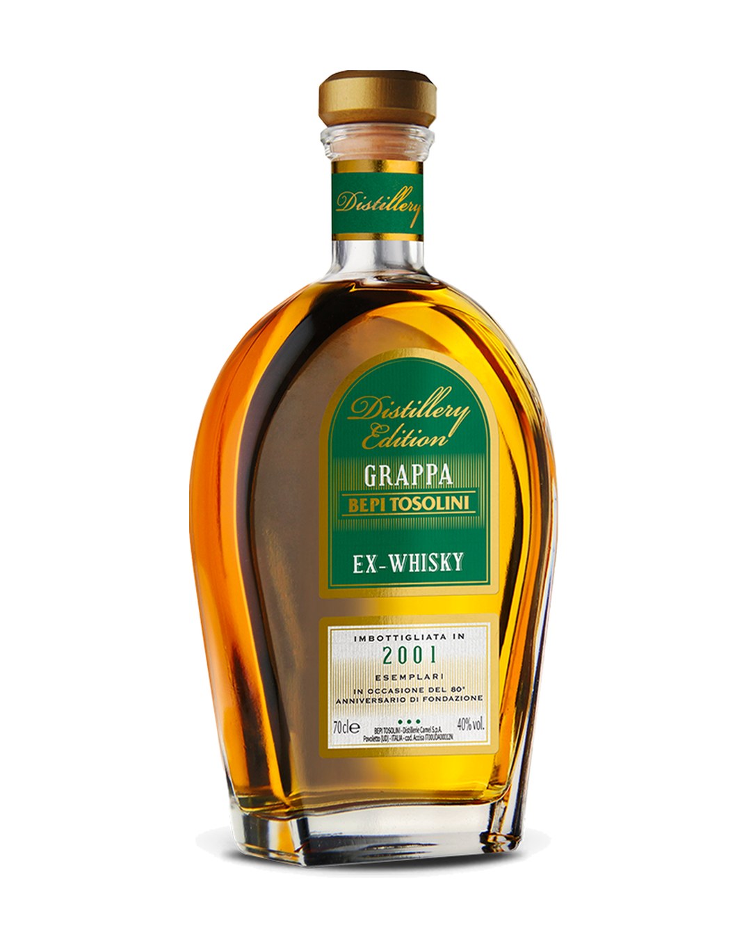 Grappa Barrique Ex Whisky Distillery Edition Bepi Tosolini - 70 cl