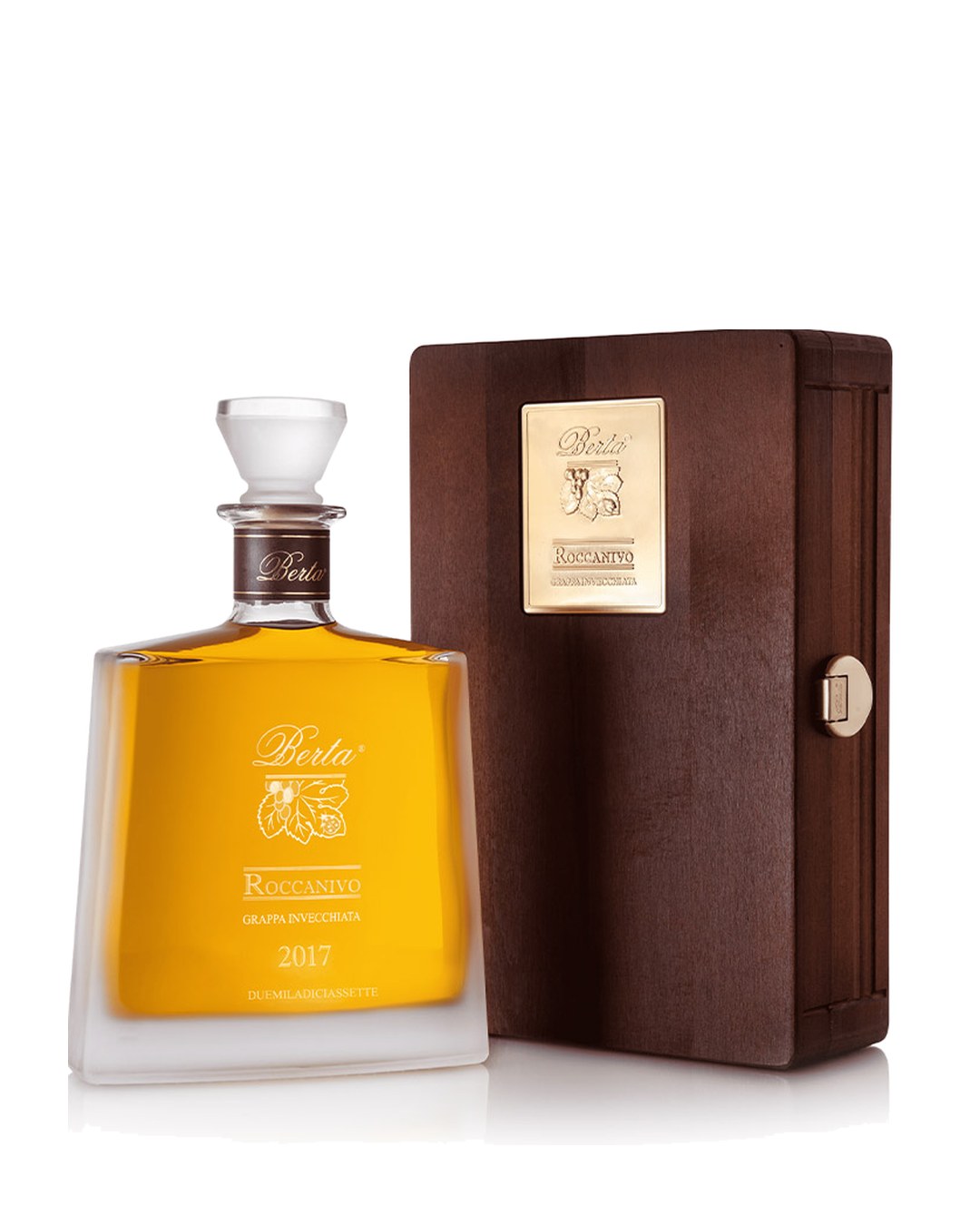 Grappa Roccanivo Berta - 70 cl con cassetta in legno