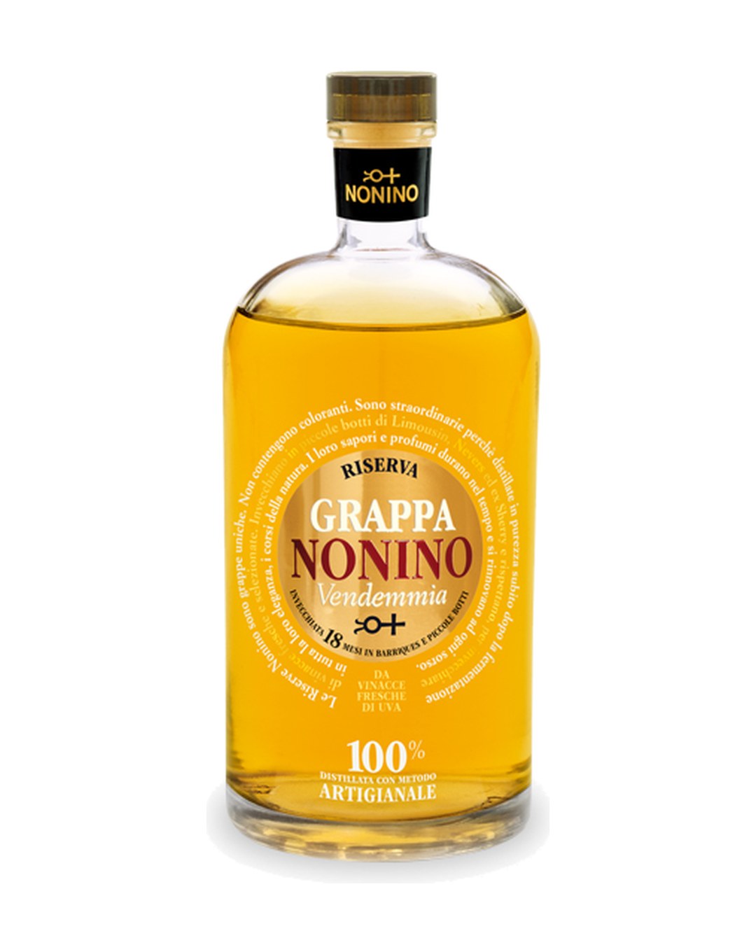 Grappa Vendemmia Riserva 18 mesi - Nonino 70 cl in Cassetta di Legno
