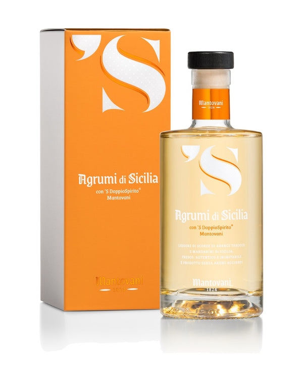 Liquore 'S Agrumi di Sicilia Mantovani - 0,7 lt con astuccio