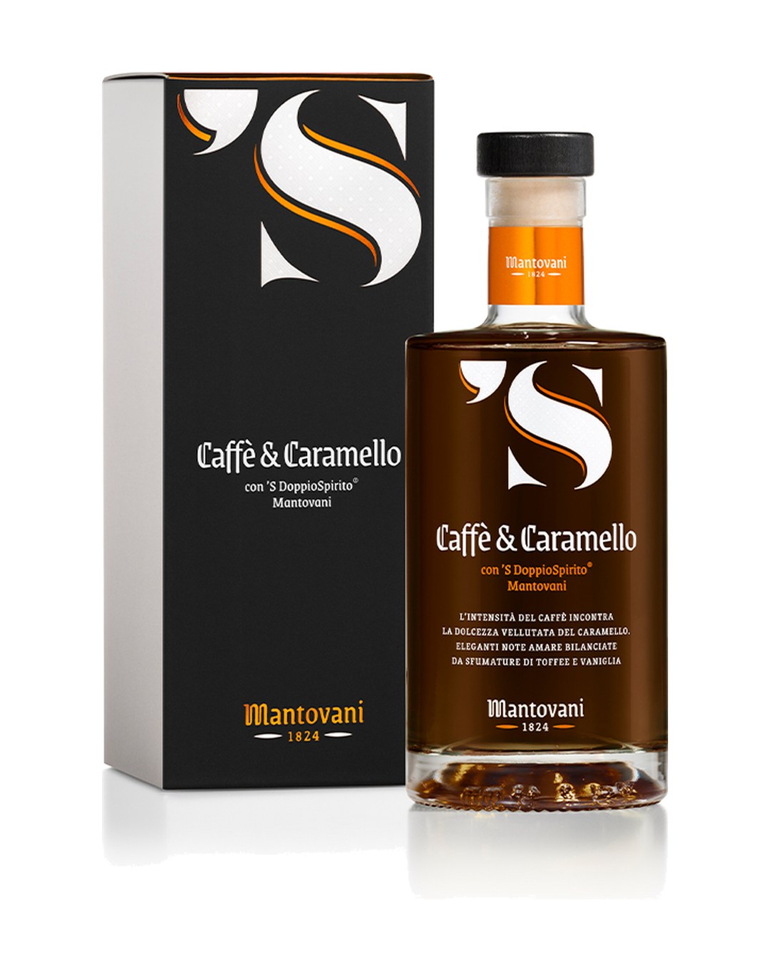 Liquore 'S Caffè & Caramello Mantovani - 0,7 lt con astuccio