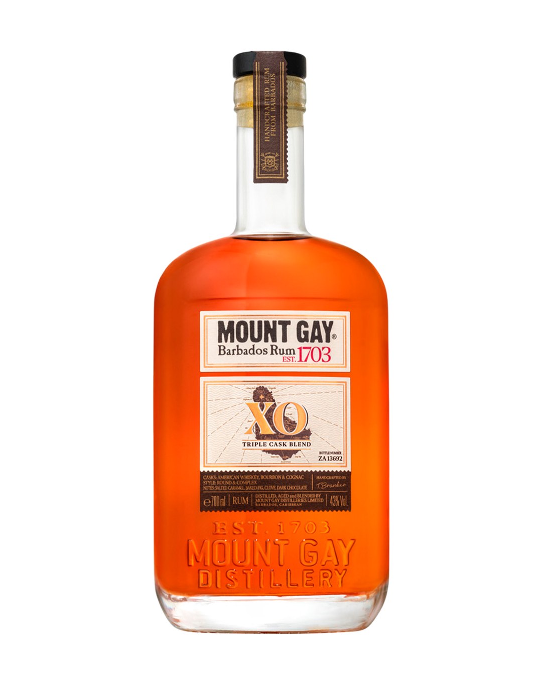 Rum Mount Gay XO Triple Cask Blend - 70 cl