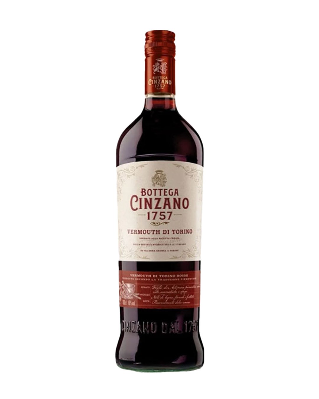 Vermouth di Torino Rosso Bottega Cinzano 1757 - 1 lt