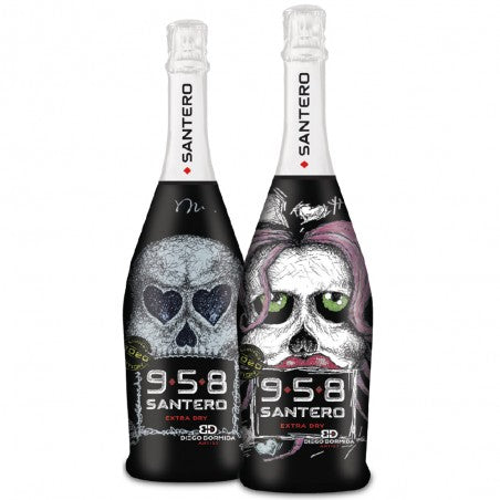 958 Blue Santero Calavera Diego Bormida Spumante Extra Dry 0.75l